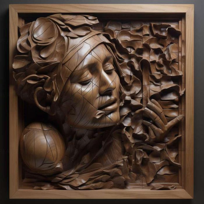 نموذج ثلاثي الأبعاد لآلة CNC 3D Art 